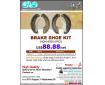 AUGUST-NO.166 BRAKE SHOE KIT(NON-ASB)