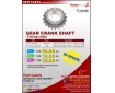 No.171 GEAR CRANK SHAFT