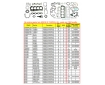 Cosmic Forklift Parts On Sale No.363-GASKET;Overhaul KIT-page1